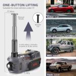 EFFIROSO Portable 5 Ton 12V Electric Car Jack Kit Hydraulic Floor Jack with Tire Inflator Pump for Vehicle Emergency Repair Kit 11023lbs Jack Only