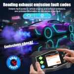 VECOONEEN OBD2 Scanner Diagnostic Code Reader,Automotive OBD II Engine Light,Battery Tester,Mode 6, Mode 8 & I/M Readiness,OBDII Scan Tool for All OBDII Cars 1996+(OBDIIBlack)