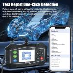 VECOONEEN OBD2 Scanner Diagnostic Code Reader,Automotive OBD II Engine Light,Battery Tester,Mode 6, Mode 8 & I/M Readiness,OBDII Scan Tool for All OBDII Cars 1996+(OBDIIBlack)