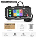 VECOONEEN OBD2 Scanner Diagnostic Code Reader,Automotive OBD II Engine Light,Battery Tester,Mode 6, Mode 8 & I/M Readiness,OBDII Scan Tool for All OBDII Cars 1996+(OBDIIBlack)