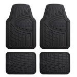 Heavy-Duty Rubber Floor Mats - Universal Fit