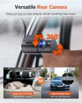 Vantrue New N4S 3 Channel Dash Cam, Front Rear Inside 2.7K+1440P+1440P Dashcam for Cars, Front and Rear Dual Channel, PlatePix™ Tech, STARVIS 2 Night Vision, Parking Mode, Wi-Fi, Support 1TB (RC18)