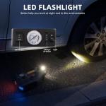 EFFIROSO Portable 5 Ton 12V Electric Car Jack Kit Hydraulic Floor Jack with Tire Inflator Pump for Vehicle Emergency Repair Kit 11023lbs Jack Only