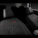 Quilting Leather Seat Covers for Front Seats