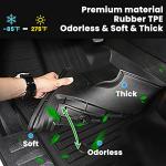 Auxko All-Weather Floor Mats for Subaru Crosstrek & Impreza