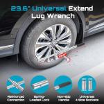 SEESII Cordless Electric Car Jack with Inflator