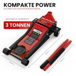 3-Ton Low Profile Hydraulic Car Jack with Pads