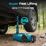 SEESII Cordless Electric Car Jack with Inflator