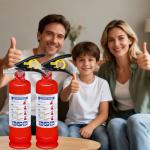 Compact 2.5 lb Fire Extinguisher for Vehicle and Home