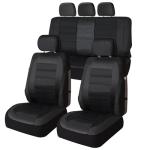 Black Full Set Leatherette Seat Covers