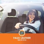 Black Full Set Leatherette Seat Covers