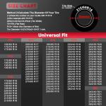 Comnova Waterproof Tire Storage Bags - 4 Pack