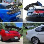 Universal 57" GT Style Car Spoiler - Black