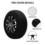 Weatherproof Spare Tire Cover for 15 Inch Wheels