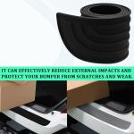 Universal Anti-Scratch Rubber Rear Bumper Protector
