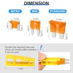 182PCS Mixed Car Fuse Assortment Kit
