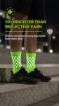 Reflective Socks for Running and Cycling - High Visibility