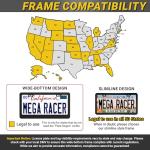 Matte Black License Plate Frames – 2 Pack