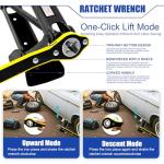 FITHOIST 2 Ton Portable Scissor Jack for Cars