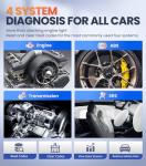 OBDMATE OBD2 Scanner with ABS and Engine Light Reset