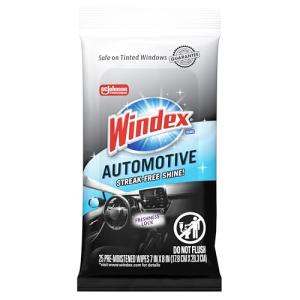 Windex Auto Wipes for Streak-Free Car Cleaning