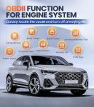 OBDMATE OBD2 Scanner with ABS and Engine Light Reset