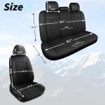 Breathable Leather Car Seat Covers Full Set