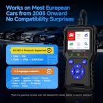 BETOWEY OBD2 Scanner with Color Screen and Live Data