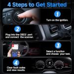 BETOWEY OBD2 Scanner with Color Screen and Live Data