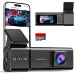 2.5K WiFi Dash Cam with Night Vision and App