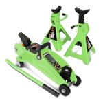 Low Profile Hydraulic Floor Jack with Stands