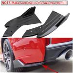 Universal Adjustable Car Front Bumper Lip Splitter Kit