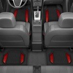 Motor Trend ChromeTech All-Weather Car Floor Mats Set
