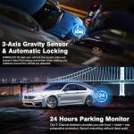 SHRINLUCK 4K 3-Channel Dash Cam with WiFi