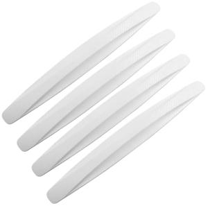4 Pack White Car Bumper Guard Protectors