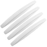 4 Pack White Car Bumper Guard Protectors