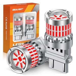 SEALIGHT 3157 LED Brake Light Bulbs - Red