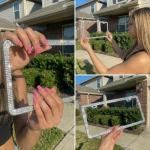 Bling License Plate Frames Set for Women