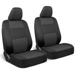BDK PolyPro Charcoal/Black Front Seat Covers Set