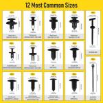 260PCS Bumper Clips Kit for Cars