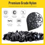 260PCS Bumper Clips Kit for Cars