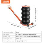 VEVOR 6 Ton Air Jack with Adjustable Handle