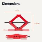 Amazon Basics Portable Scissor Car Jack, 1500 kg