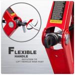 Torin Scissor Jack: Portable 1.5 Ton Tire Jack