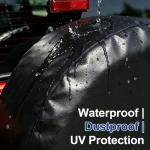 Waterproof Black Spare Tire Cover for All Vehicles