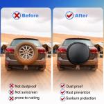 Waterproof Black Spare Tire Cover for All Vehicles