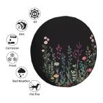 Wildflower Spare Tire Cover for RVs and SUVs