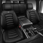 3D Foam PU Leather Car Seat Covers Set