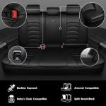 3D Foam PU Leather Car Seat Covers Set