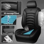 3D Foam PU Leather Car Seat Covers Set